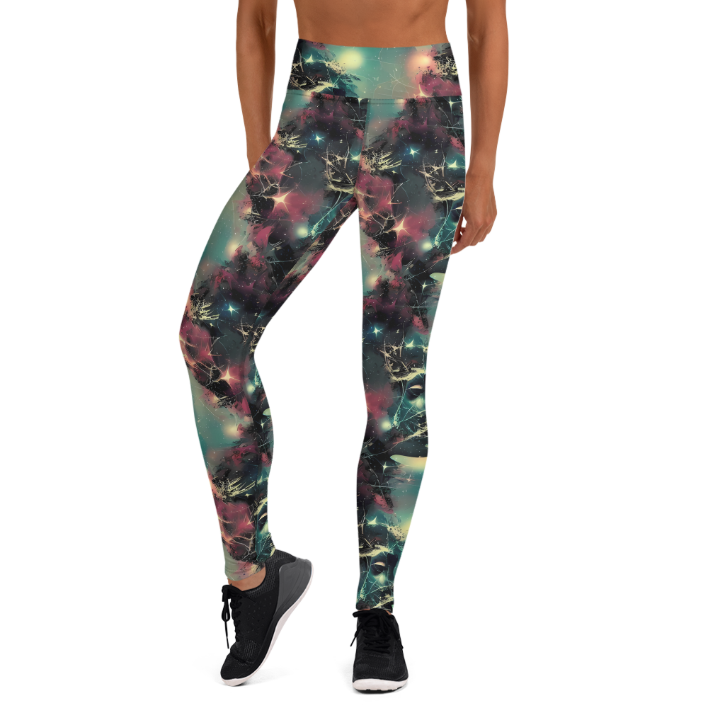 Yoga Leggings - Galactic Serpent