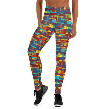 Yoga Leggings - Astral Grid