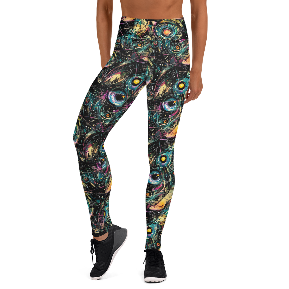 Yoga Leggings - Celestial Echoes