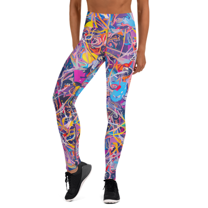 Yoga Leggings - Vibrant Fusion