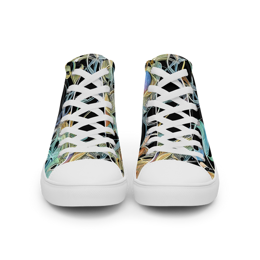 Women's High Top Canvas Shoes - Infinite Mist