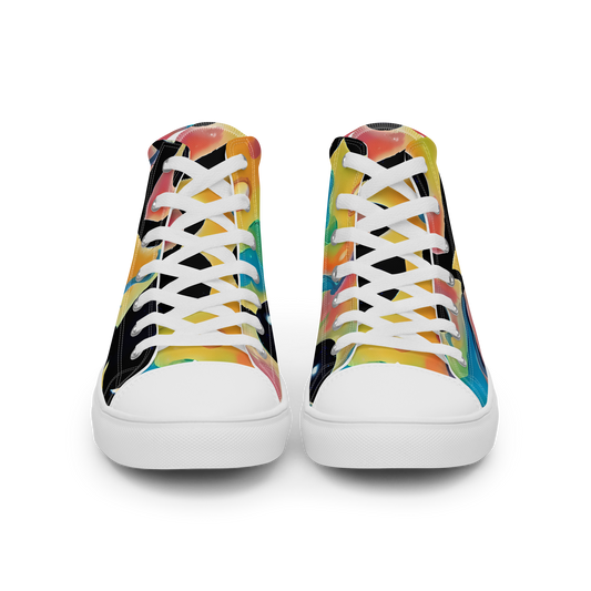 Women's High Top Canvas Shoes - Midday Mirage