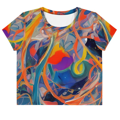Women's Crop Tee - Vivid Tangle
