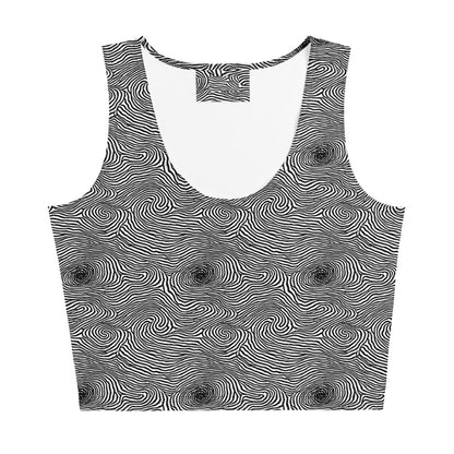 Crop Top - Black And White Rhapsody
