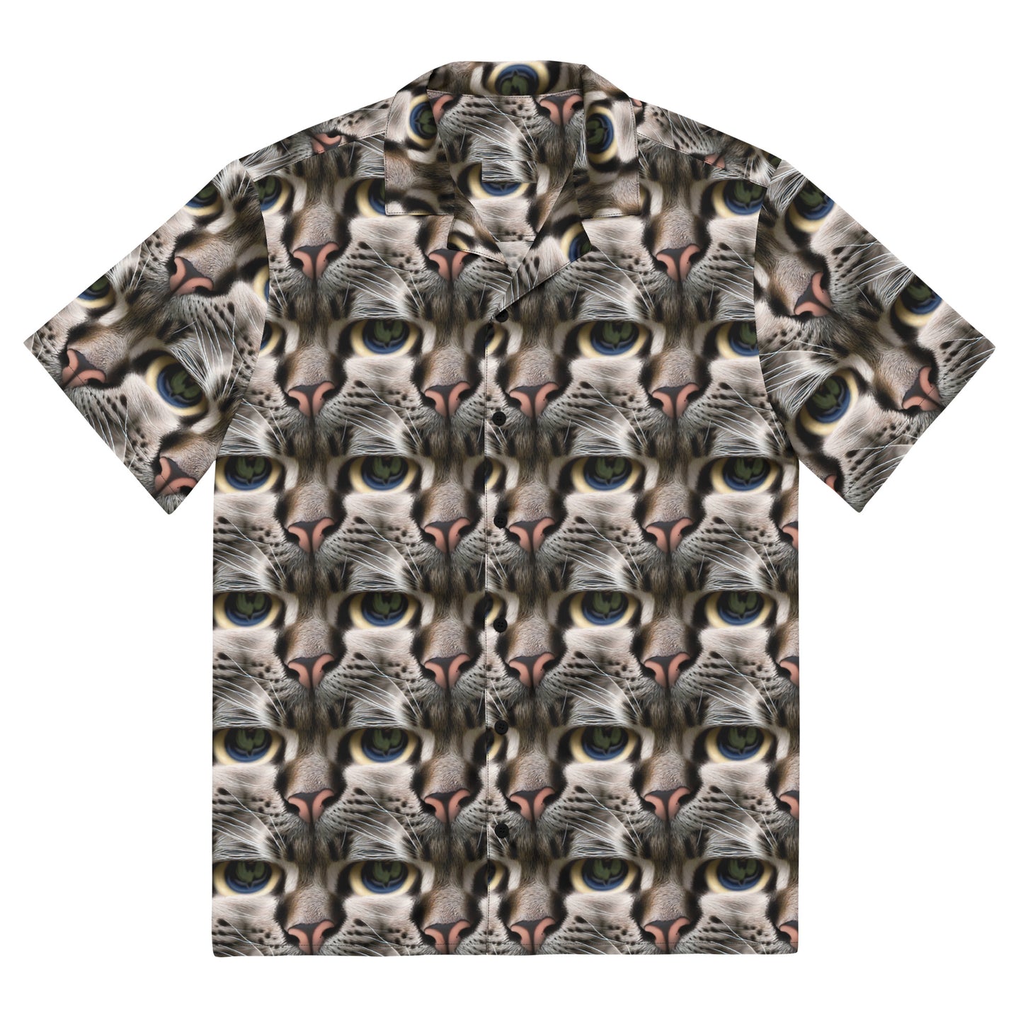 Button Shirt - Feline Mirage