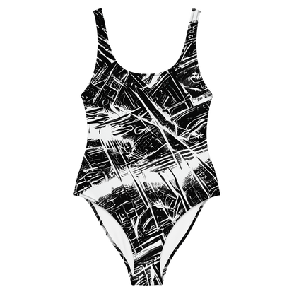 One-Piece Swimsuit - Ferriss Fractals
