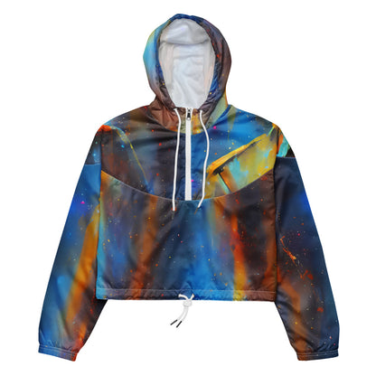 Women's Cropped Windbreaker - Pliique Spectrum