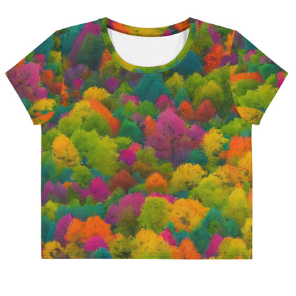 Women's Crop Tee - Autumn Kaleidoscope