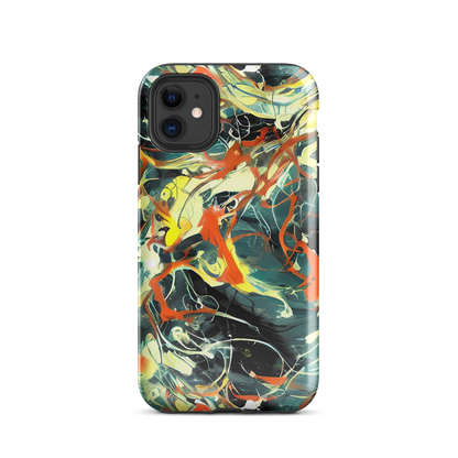 Tough Case for iPhone® - Fluid Firestorm