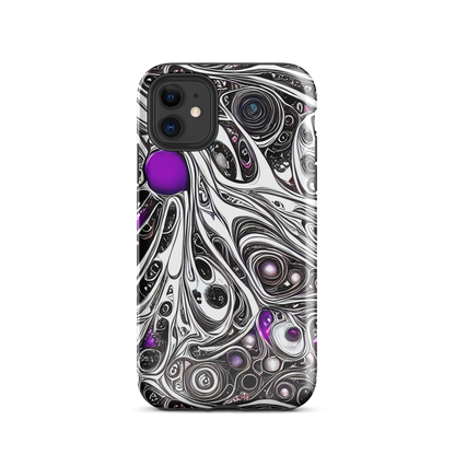 Tough Case for iPhone® - Neo-Noir Waves
