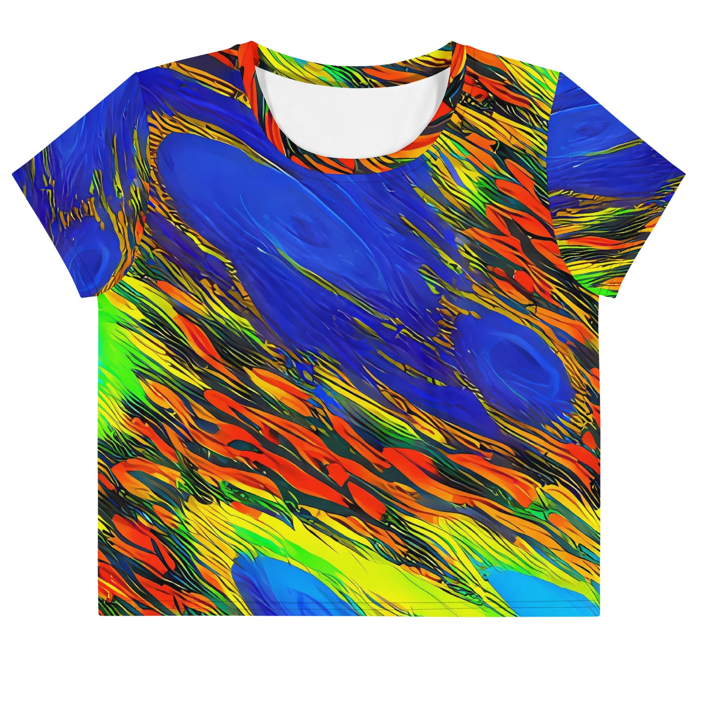Women's Crop Tee - Hodgkin's Blaze