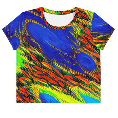Women's Crop Tee - Hodgkin's Blaze