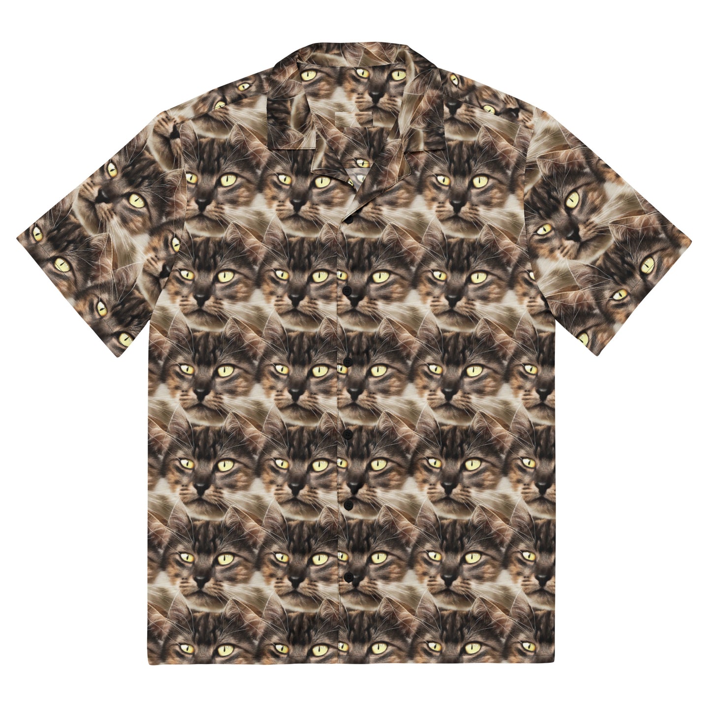 Button Shirt - Feline Reverie