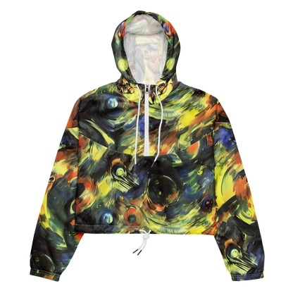 Women's Cropped Windbreaker - Seve Swirl