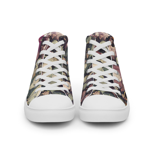 Women's High Top Canvas Shoes - Visions of the Unseen