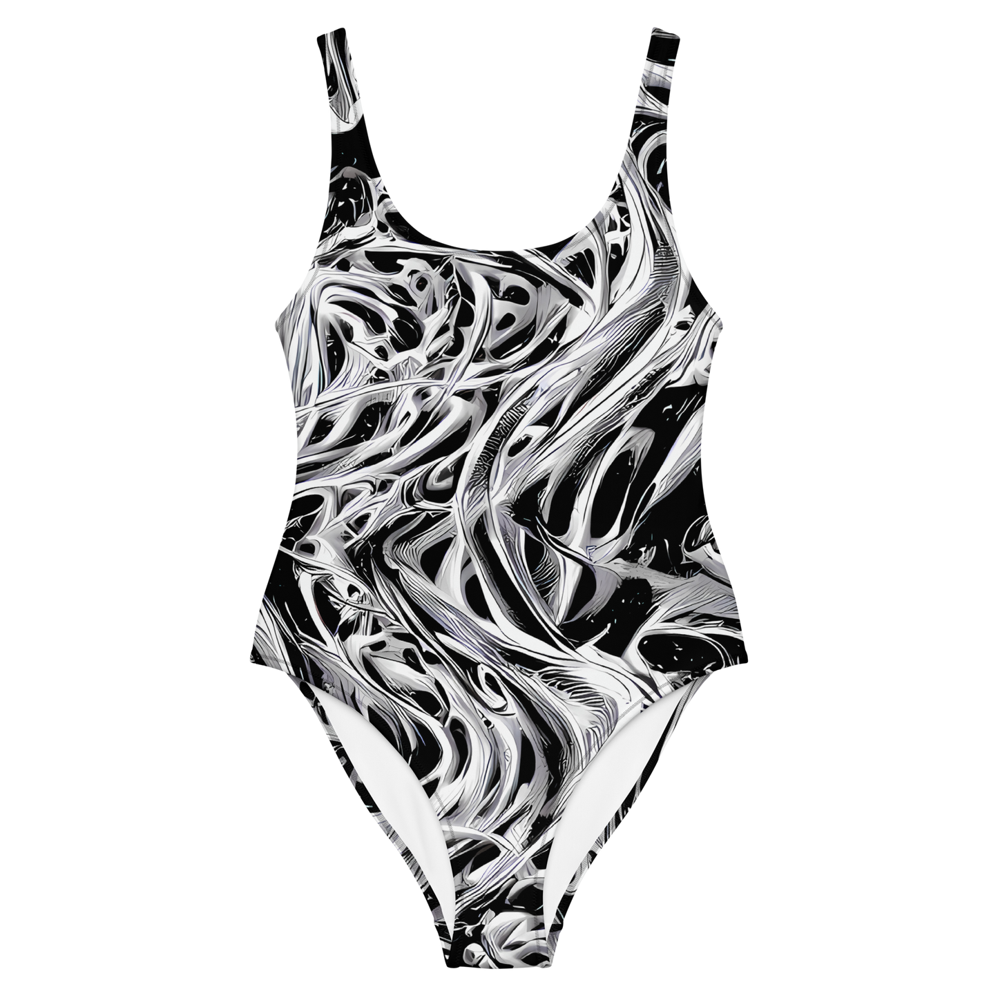 One-Piece Swimsuit - Silver Shadows