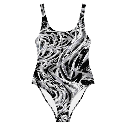 One-Piece Swimsuit - Silver Shadows