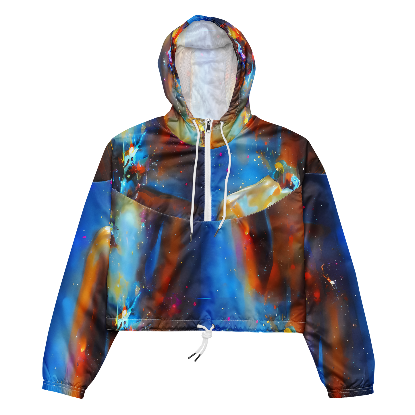 Women's Cropped Windbreaker - Inspired Illusion