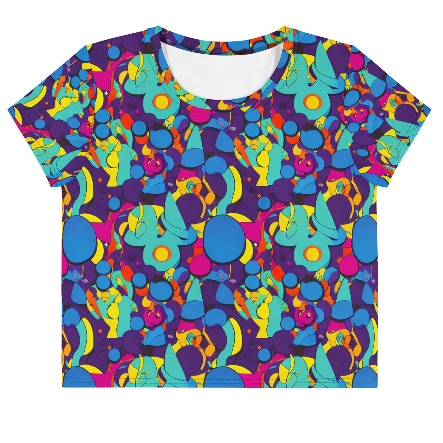 Crop Tee - Psychedelic Harmony