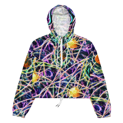 Women's Cropped Windbreaker - Wölfli Web