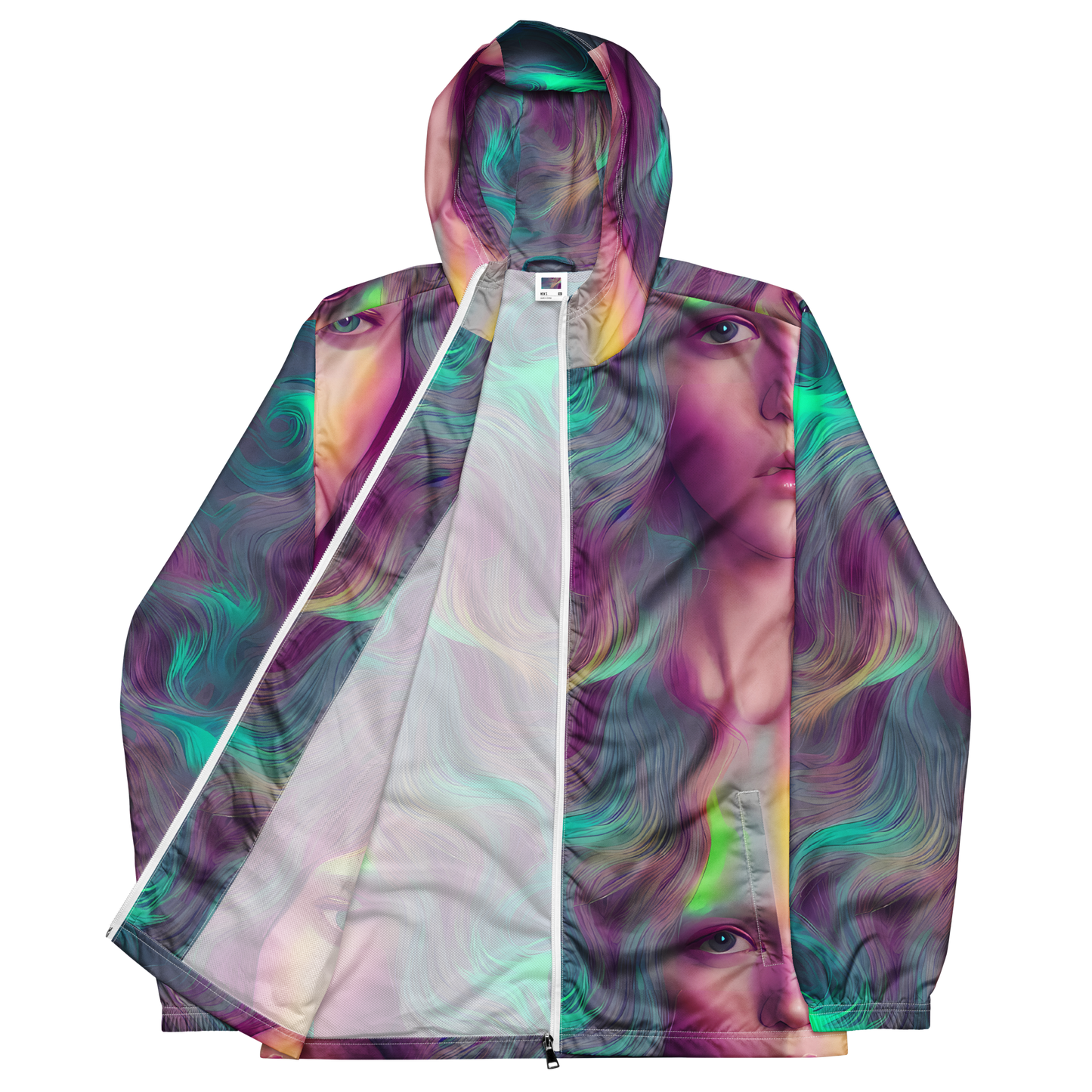 Men's Windbreaker - Surreal Tresses