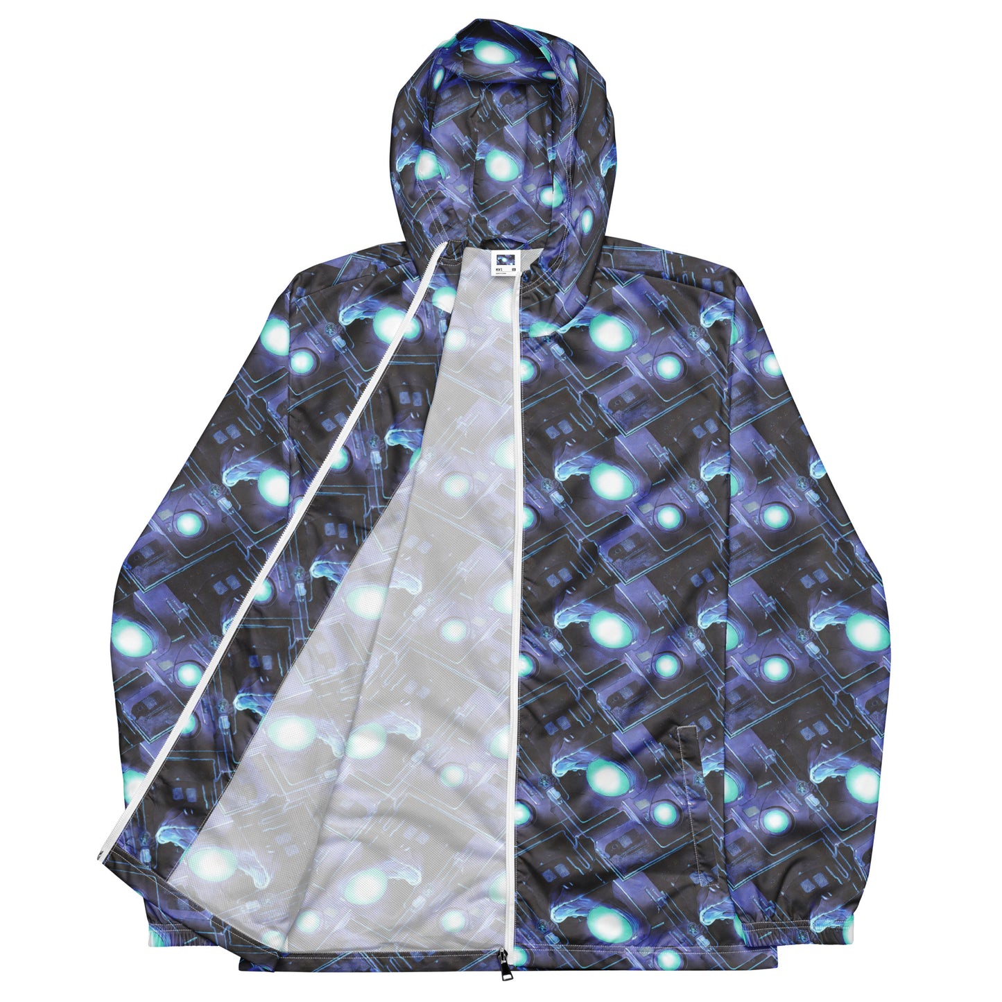 Men's Windbreaker - Galactic Circuit
