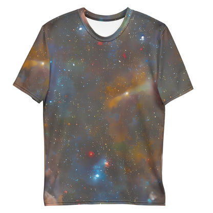 Men's Crew Neck T-Shirt - Gilded Galaxies