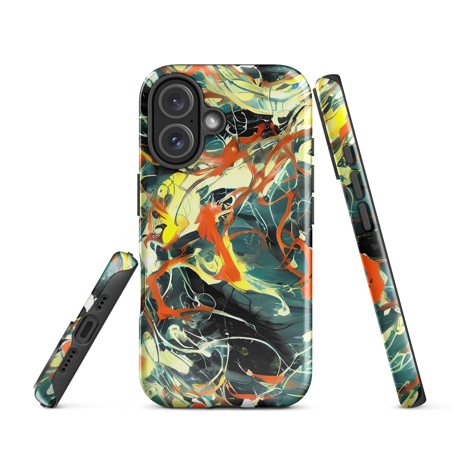 Tough Case for iPhone® - Fluid Firestorm