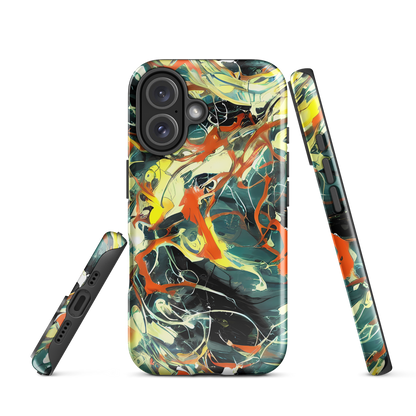 Tough Case for iPhone® - Fluid Firestorm