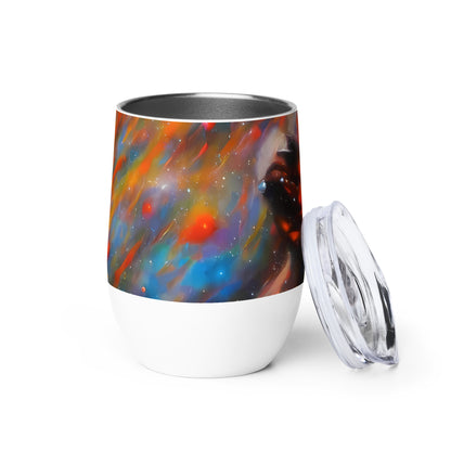 Wine Tumbler - Painterly Void