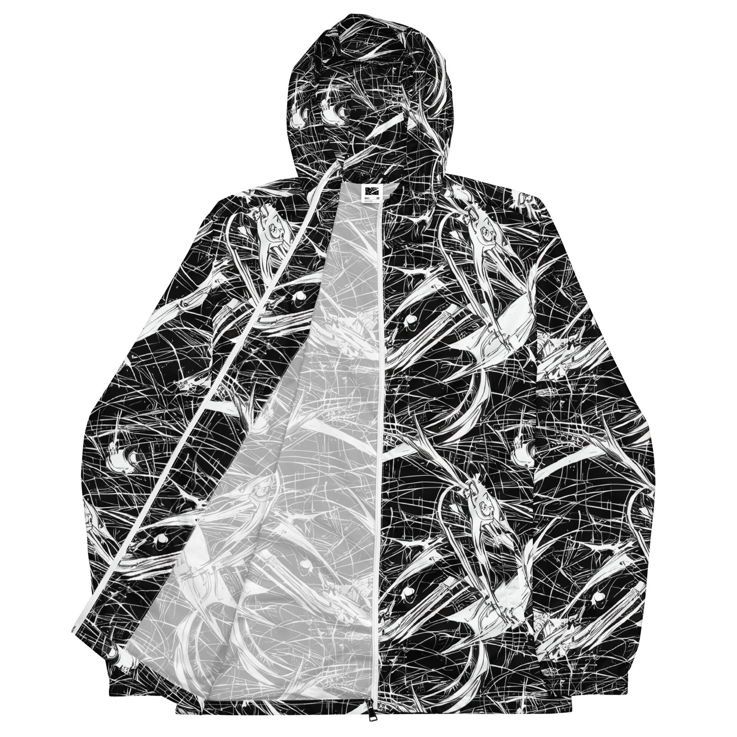 Men's Windbreaker - Stormy Serenity