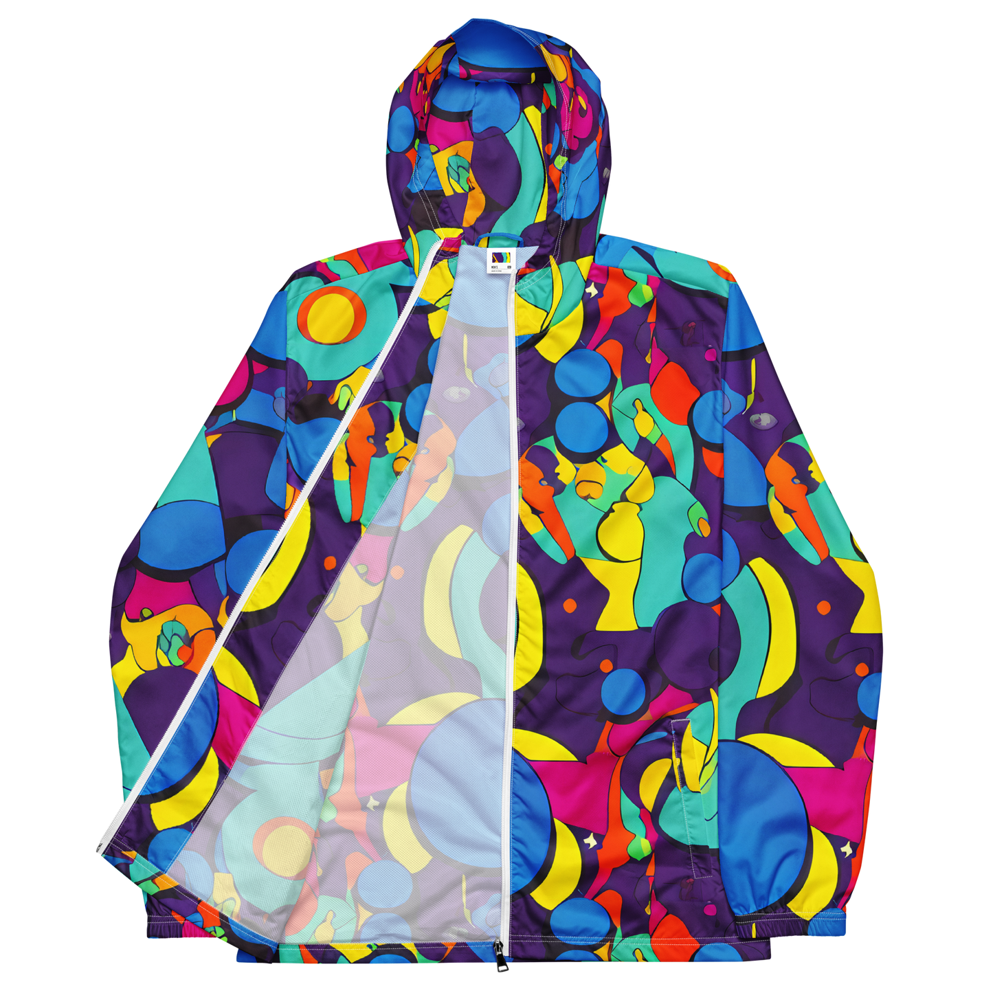 Men's Windbreaker - Psychedelic Harmony