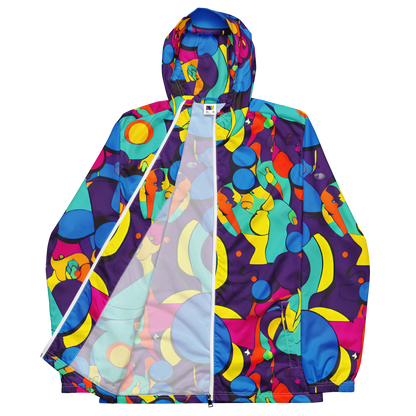 Men's Windbreaker - Psychedelic Harmony