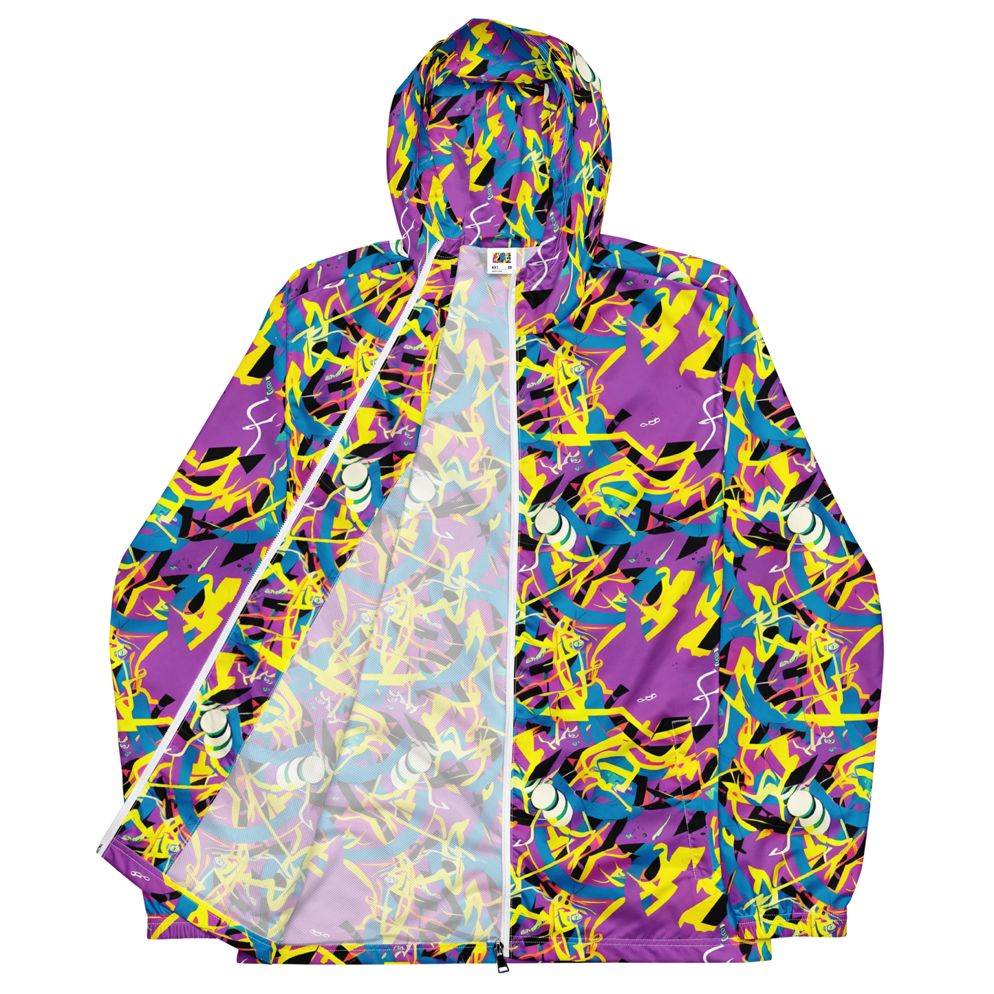 Men's Windbreaker - Galactic Sprawl