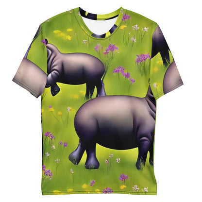 Men's Crew Neck T-Shirt - Verdant Safari