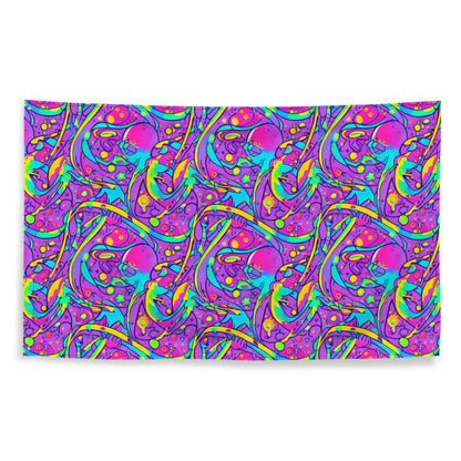Flag - Neon Galaxy Whirl