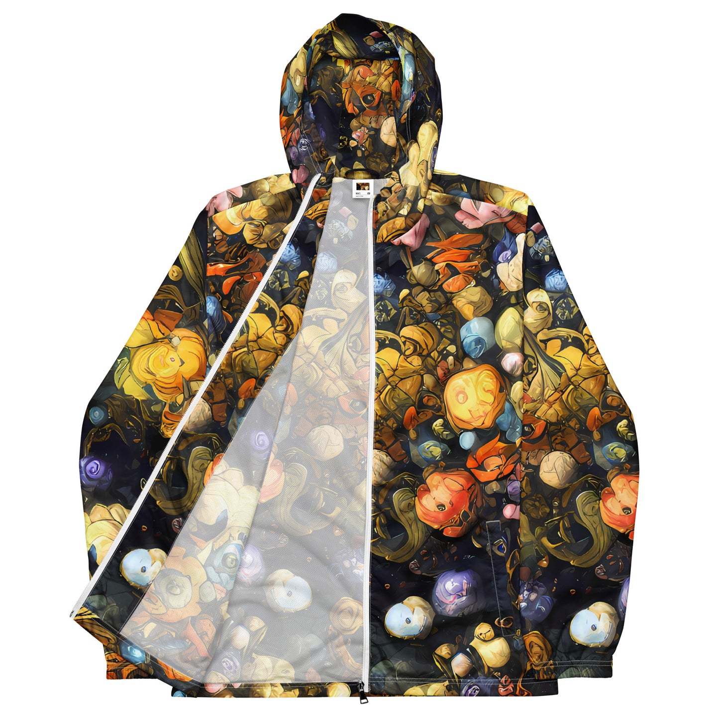 Men's Windbreaker - Baroque Blossom
