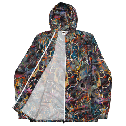 Men's Windbreaker - Chromatic Entanglement