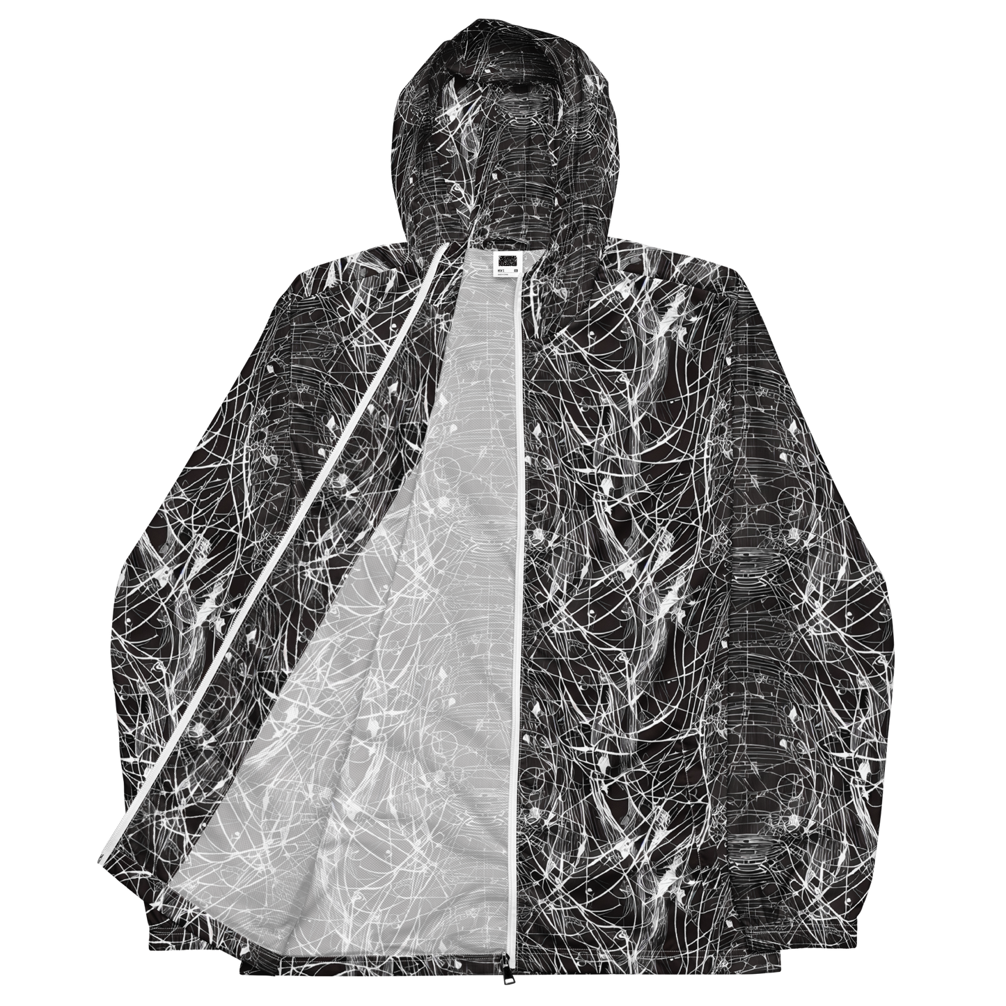 Men's Windbreaker - Cyber Lattice