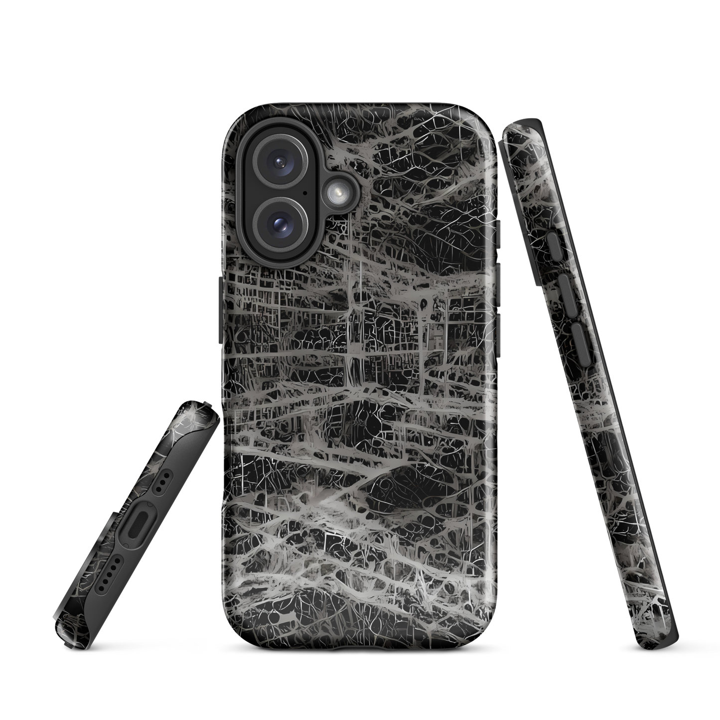 Tough Case for iPhone® - Monochrome Mesh