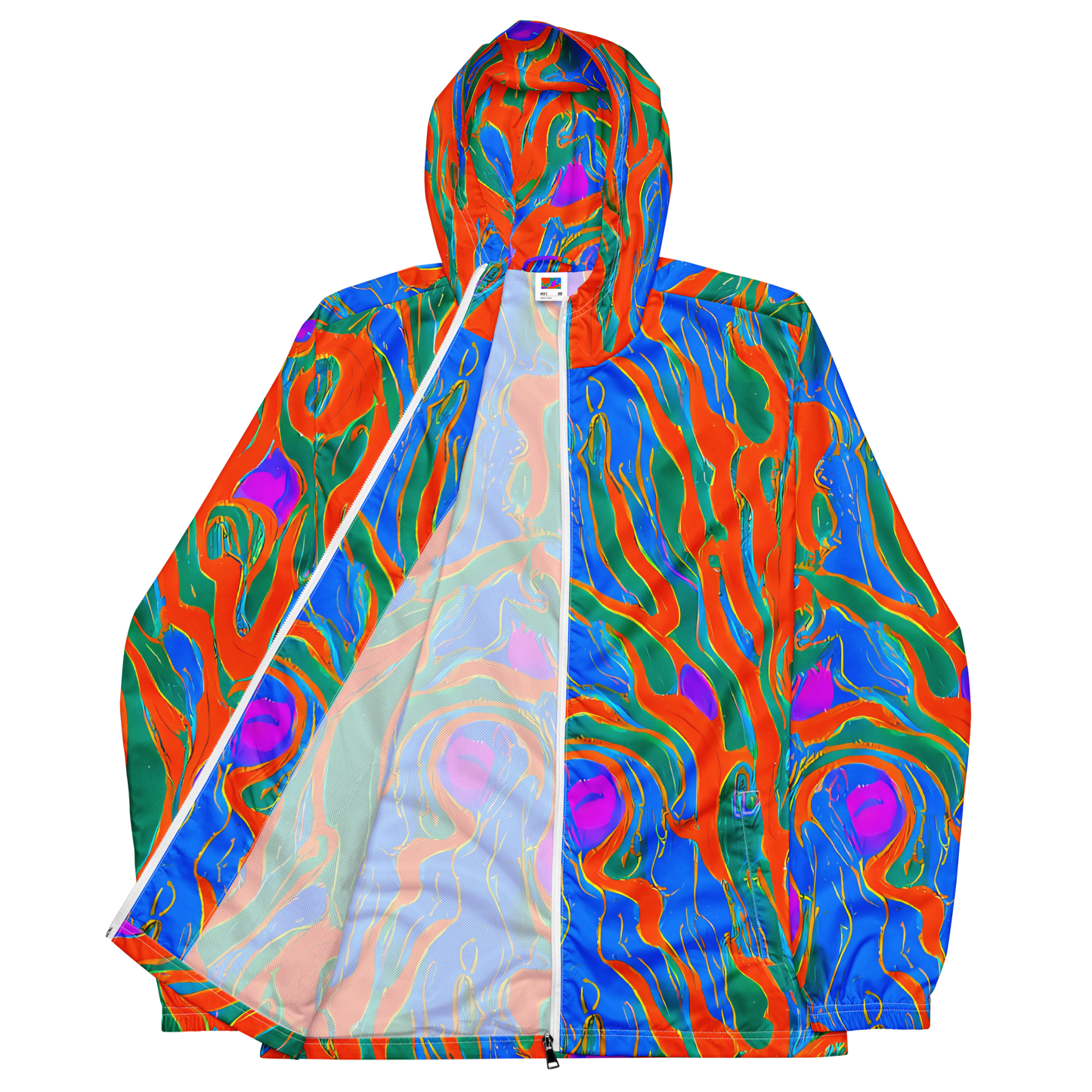 Men's Windbreaker - Childish Strokes