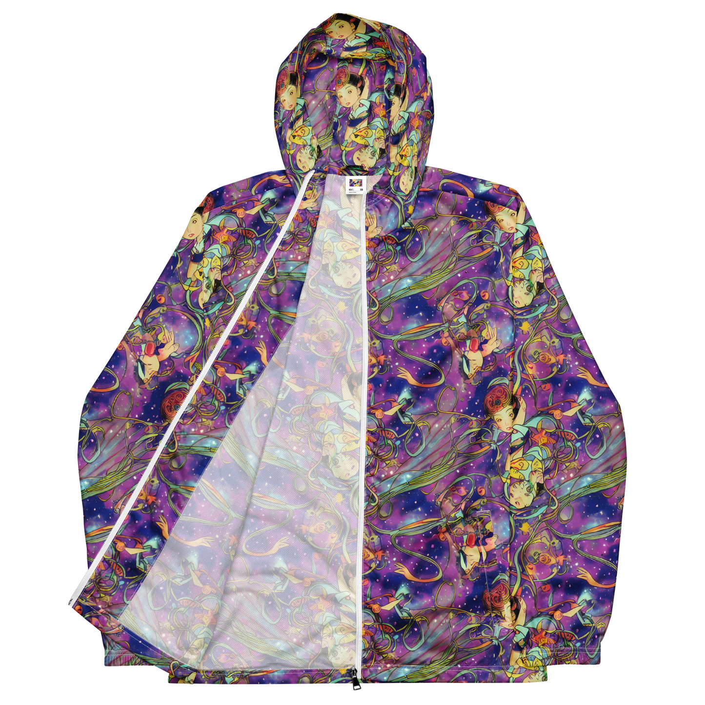 Men's Windbreaker - Spiral of Stardust