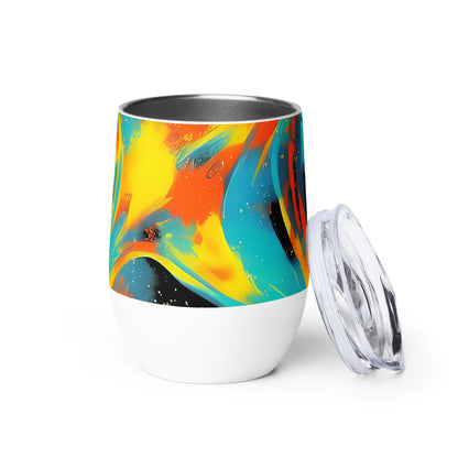 Wine Tumbler - Solar Swoosh