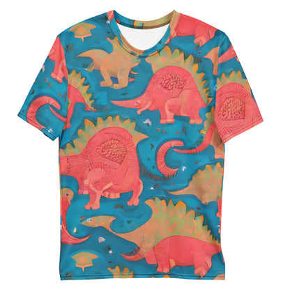 Men's Crew Neck T-Shirt - Jurassic Jive