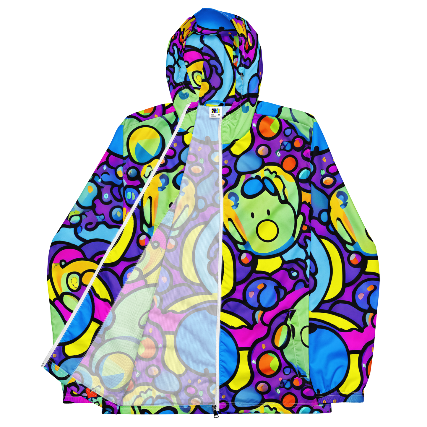 Men's Windbreaker - Radiant Lagoon