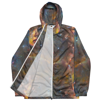 Men's Windbreaker - Gilded Galaxies