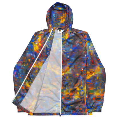 Men's Windbreaker - Abstract Conflux