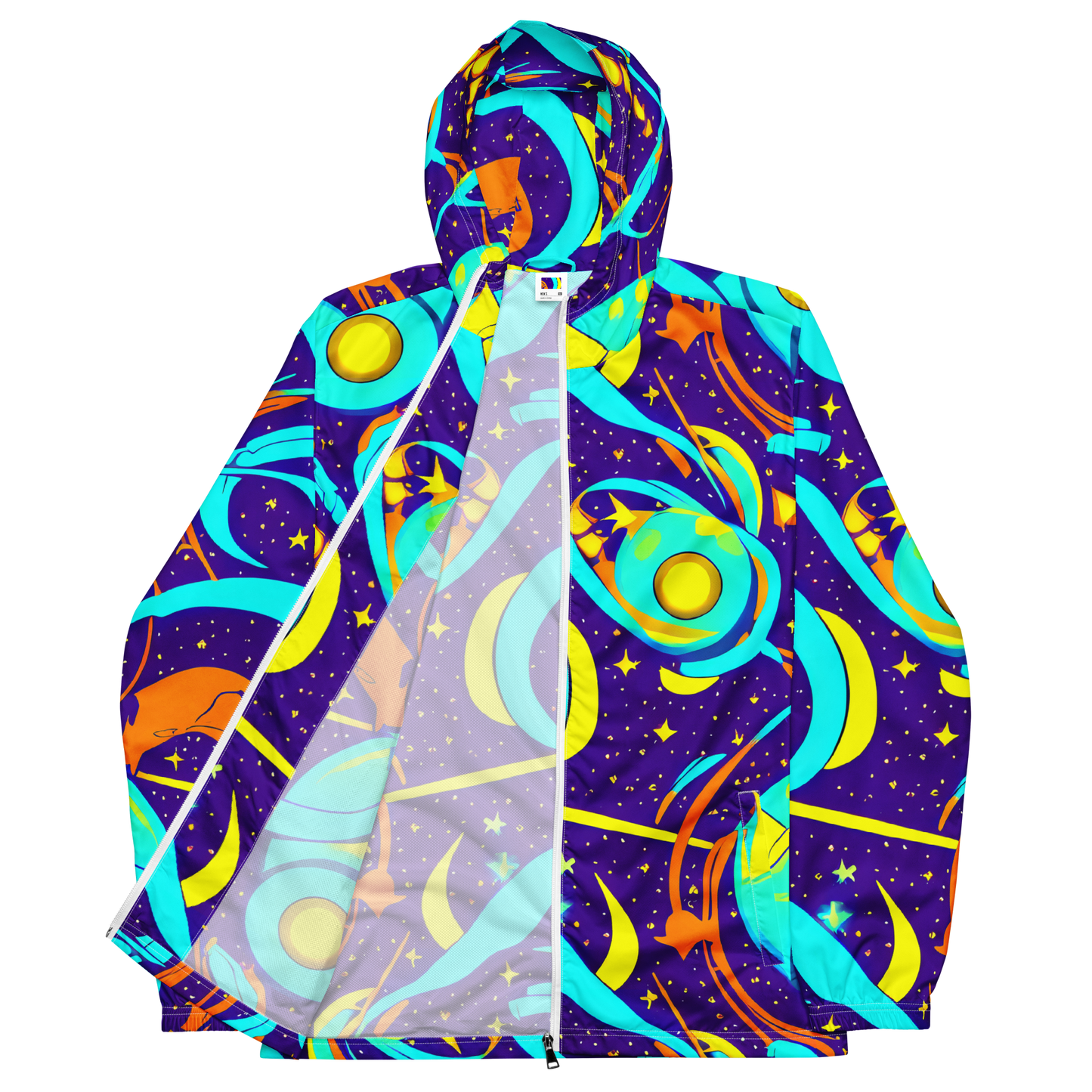 Men's Windbreaker - Stellar Swirl