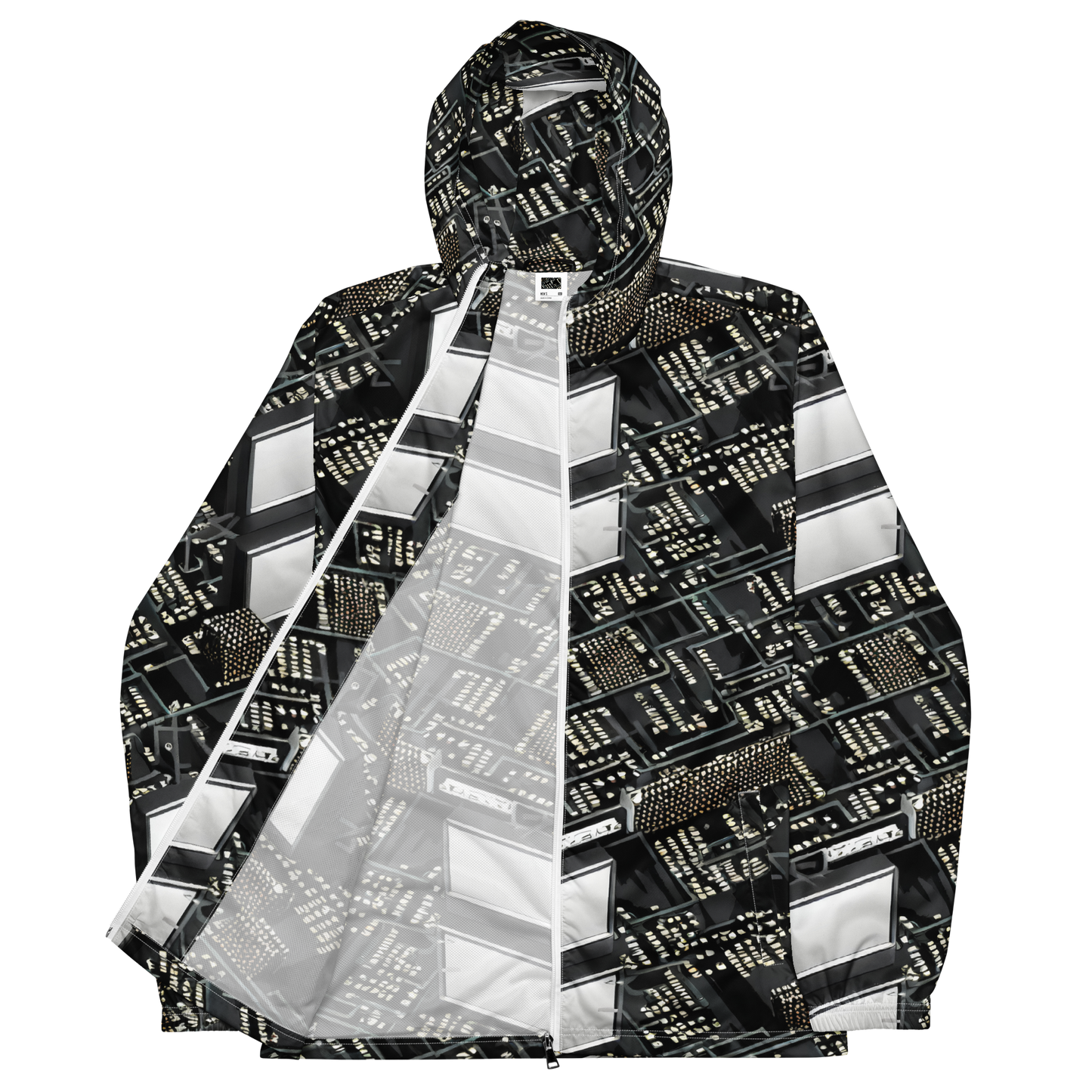 Men's Windbreaker - Electro Essence