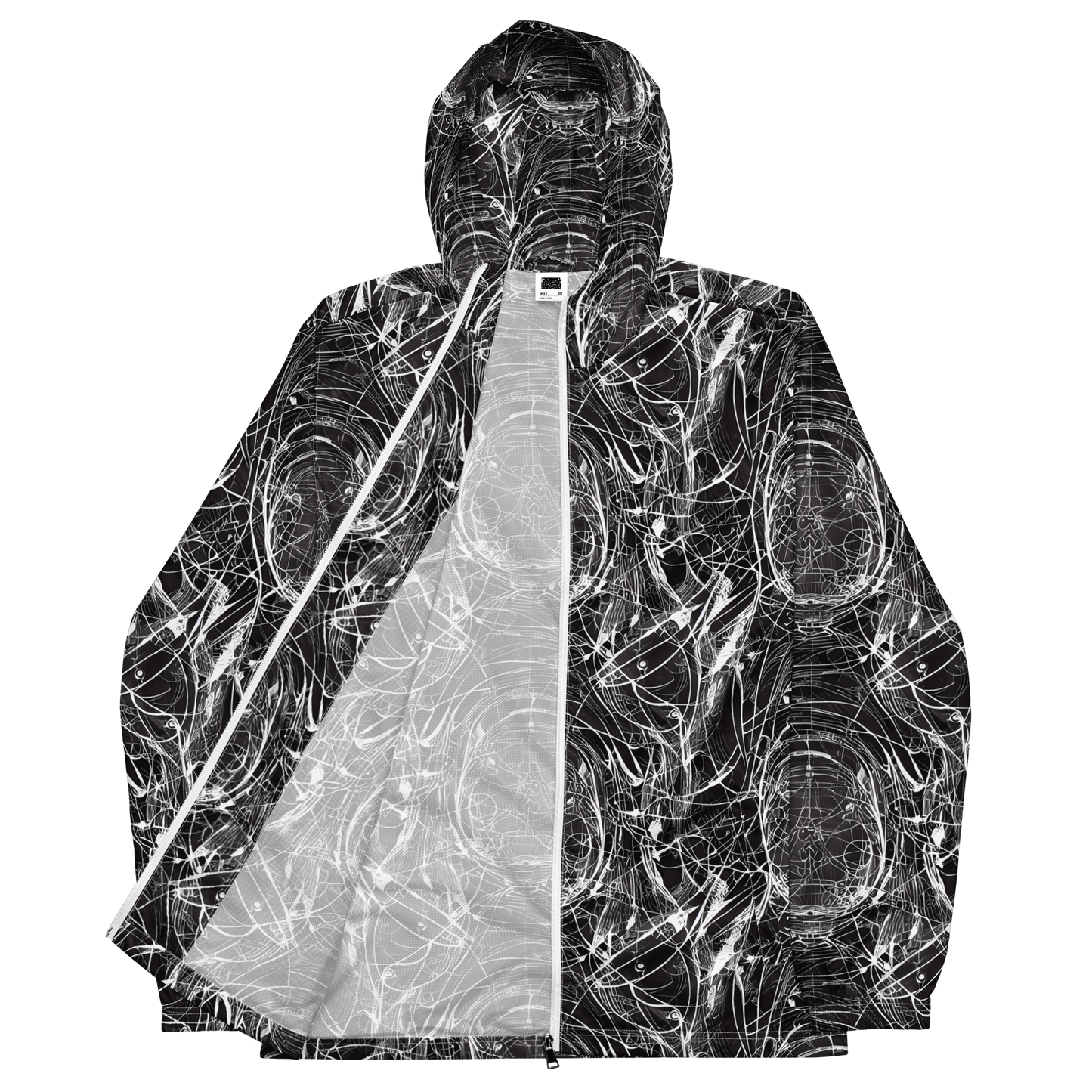 Men's Windbreaker - Nexus of Lines